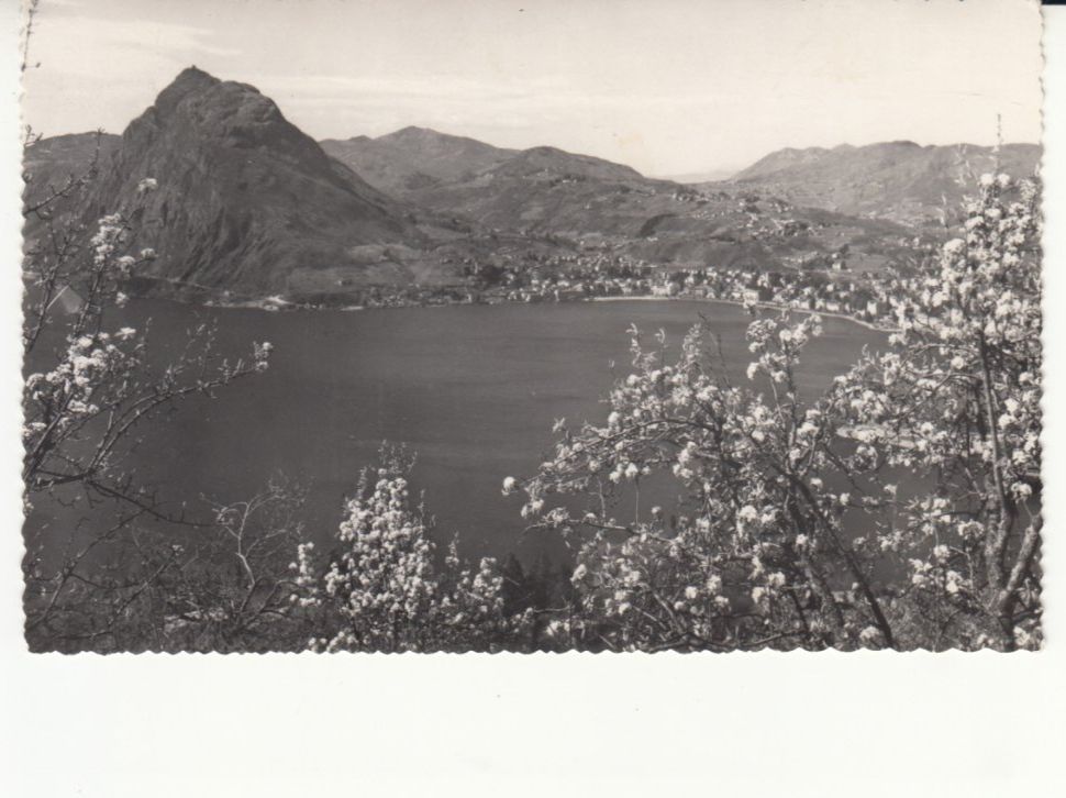 Cartoline postali: Lugano 1955 – Usato da Bürglen TG venduto da StampGraf