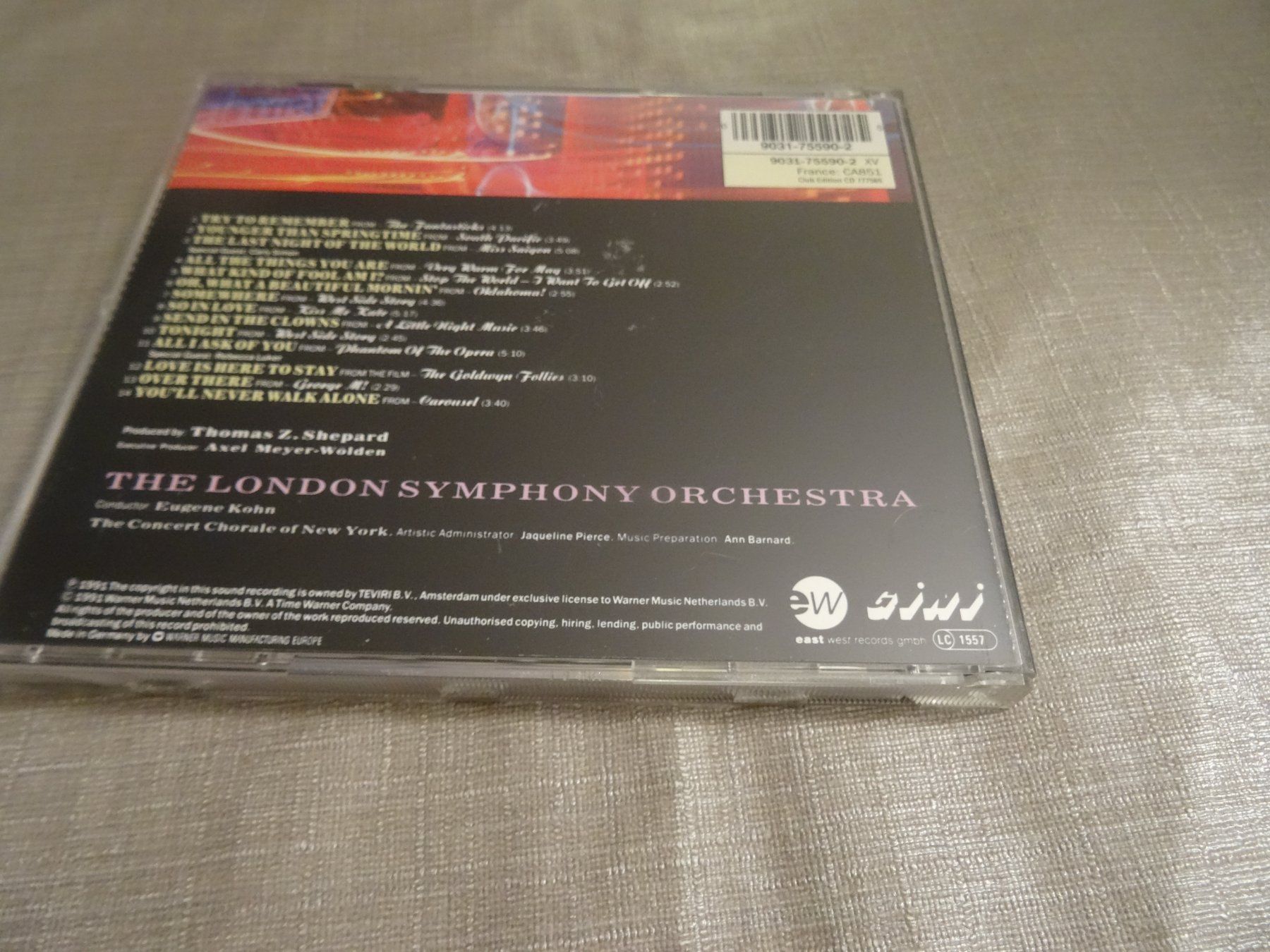 CD: Placido Domingo CD - The Broadway I Love CD – Usato da Olten venduto da Disc-Ausverkauf 1