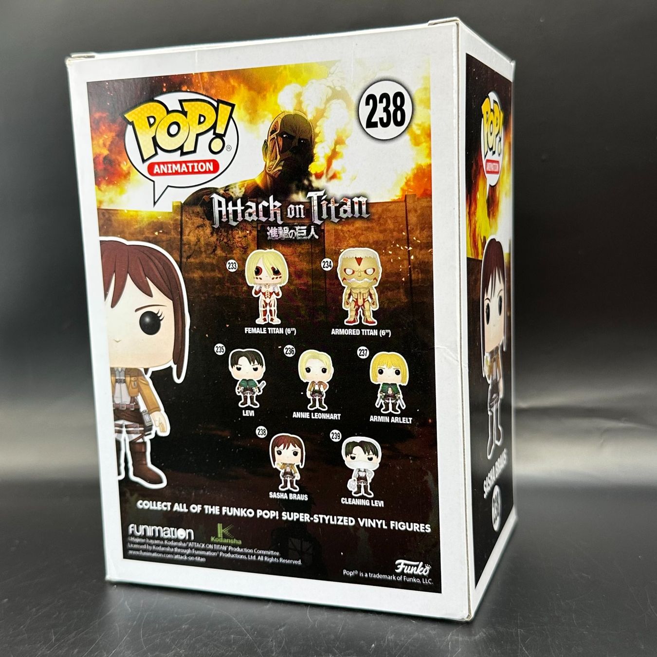 Funko Statuette: Funko Pop! Attack on Titan Sasha Braus 238 – Usato da Düdingen venduto da Nerdworld 1