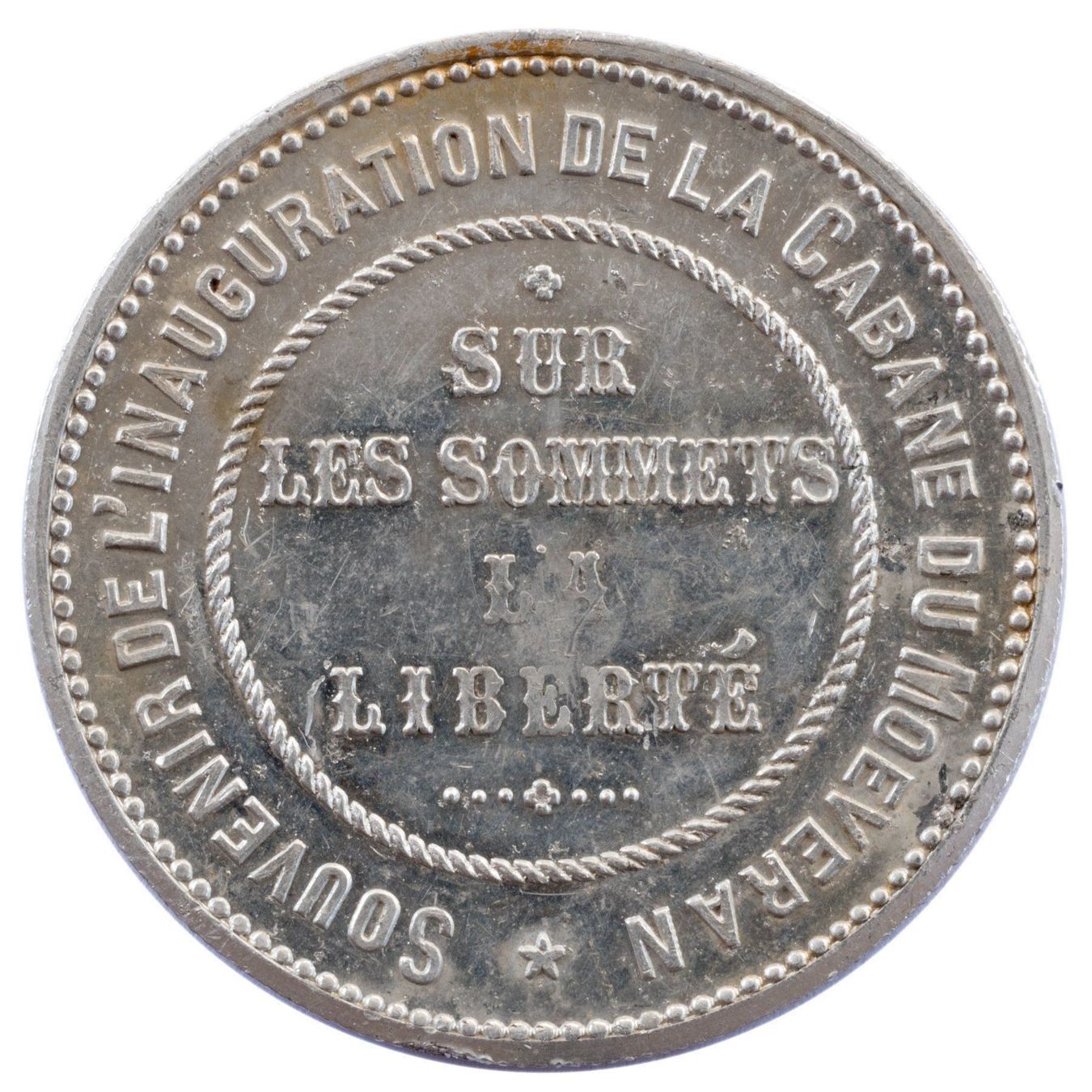 Medaillen: 1895 - Schweizer Alpen Club - S.A.C. – Gebraucht aus Rotkreuz von Swiss-Coins