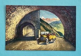 Simplon Pass - Glacier de Kaltwasser - Postauto in Fahrt