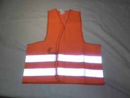 Warnweste / Leuchtweste , orange