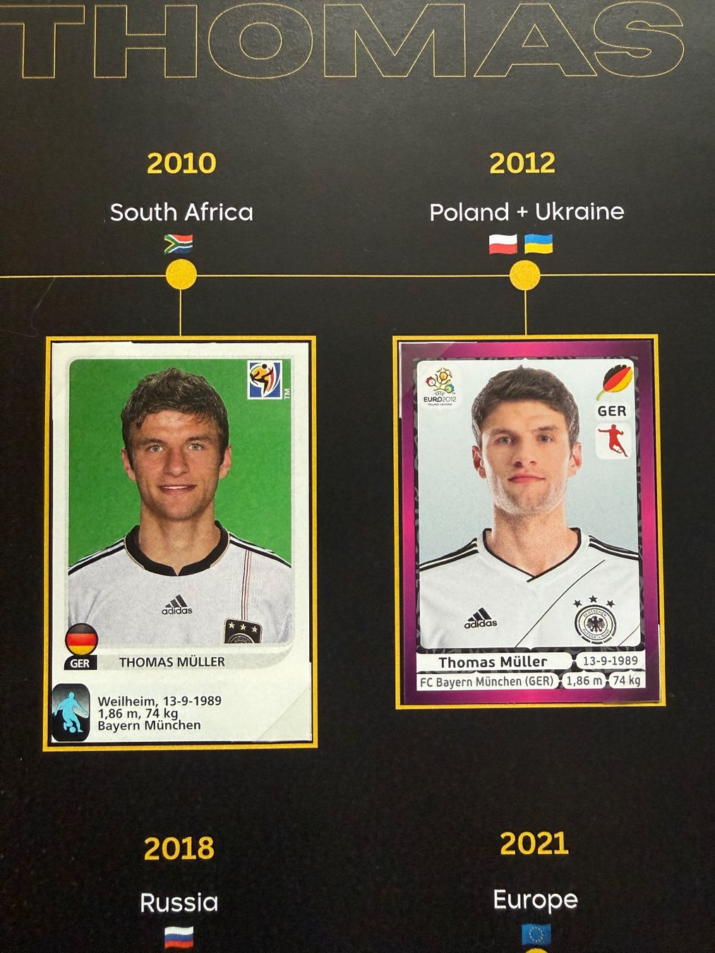 Panini Carte collezionabili: Panini-Plakat Thomas Müller – Nuovo (secondo la descrizione) da Stettlen venduto da DieTaube2.0 1