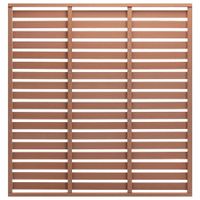 zaunplatte WPC 180X180 cm Braun