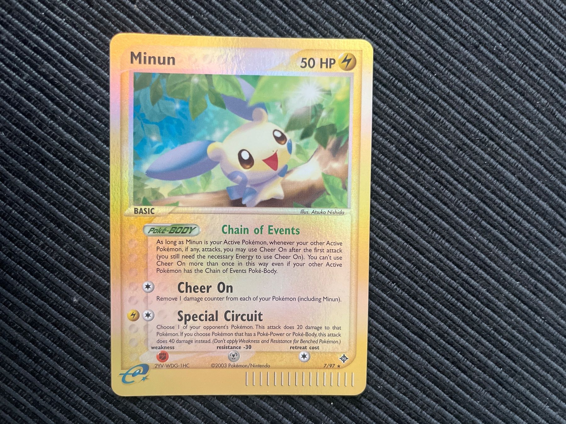Pokémon Carte collezionabili: Pokemon Minun Reverse Holo Rare EX Dragon – Usato da Wabern venduto da Collectfun