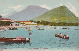 AK Lugano - Regata - inizio 1900, rara
