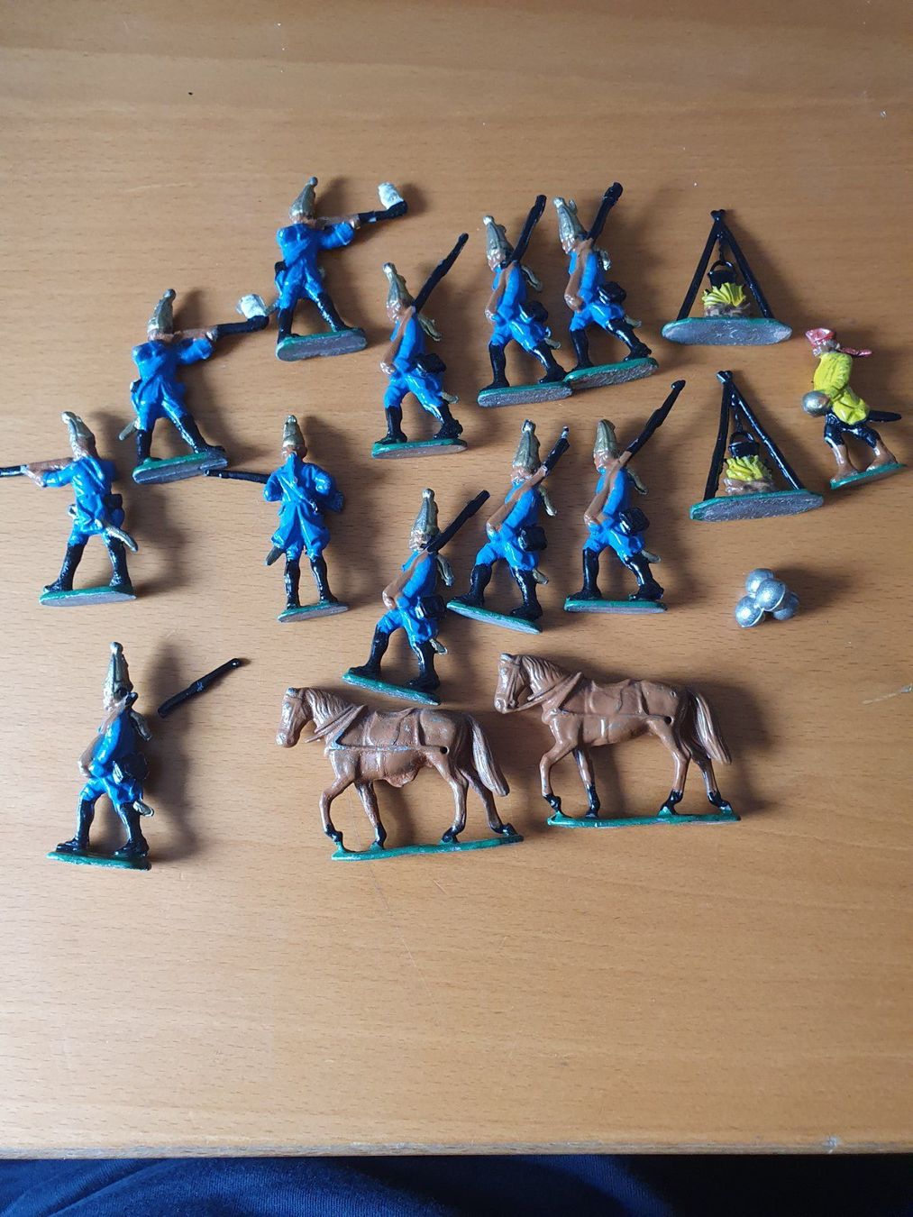 Statuette: Antike Bleisoldaten, Konvolut, Figuren, Pferde, Top! – Usato da Basel venduto da M2