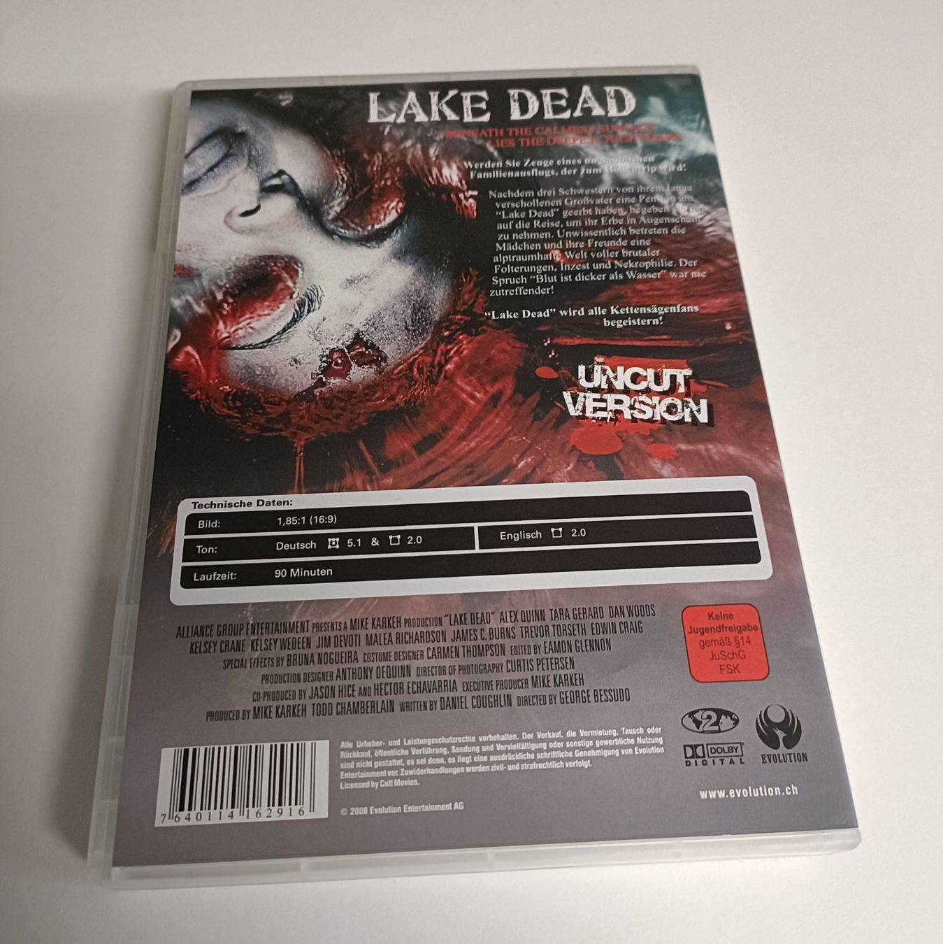 Tutti i DVDs: LAKE DEAD *Uncut Version* – Usato da Köniz venduto da Movieportal007 1