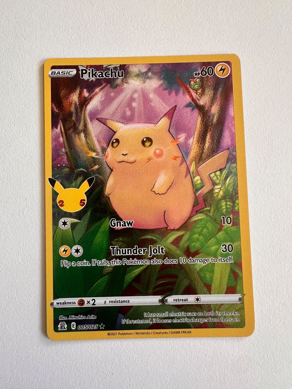 Pokémon Carte collezionabili: Pikachu Celebrations 005/25 – Nuovo (secondo la descrizione) da Zürich venduto da mat_86xs 1