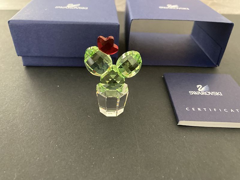 Swarovski Statuette: cactus 853406 – Nuovo e nell'imballaggio originale da Airolo venduto da Hmagnum 1