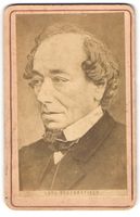 Fotografie Portrait Benjamin Disraeli, E
