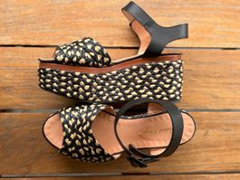 Robert Clergerie Plateau Sandalen, neuwertig, Grösse 37,5