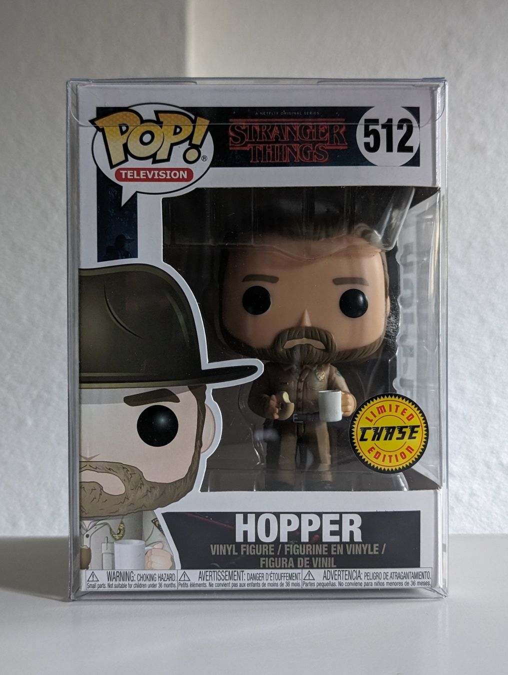 Funko Figurines: Funko Pop! - Stranger Things - Hopper (Chase) - 512 – Neuf (Voir description) à Frauenfeld par pakschual