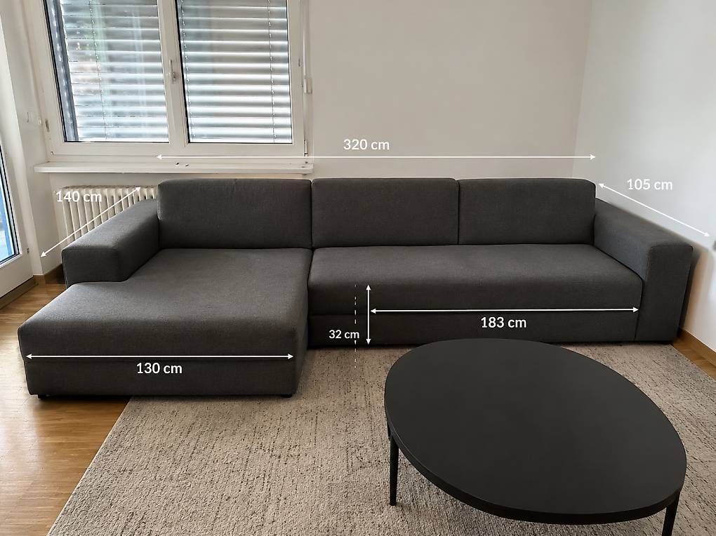 Sofas: Ecksofa in grau – D'occasion à Uster par alexandra11a 3
