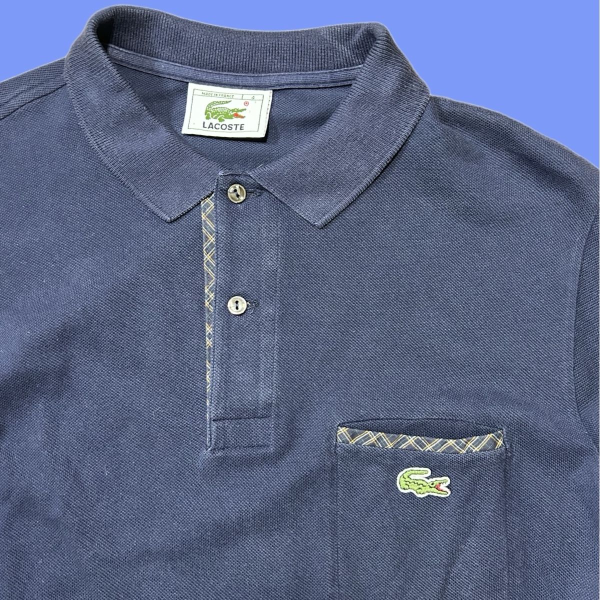 Lacoste Polo-Shirts: Vintage Lacoste navy blue poloshirt – Gebraucht aus brent von fukusapes 1