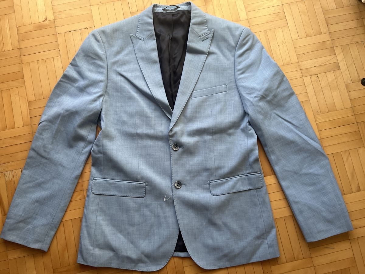 Giacche: Hellblauer Sakko Gr. 50 Top Zustand – Nuovo e nell'imballaggio originale da Schaffhausen venduto da Shiva_70