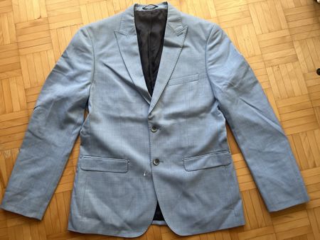 Hellblauer Sakko Gr. 50 Top Zustand
