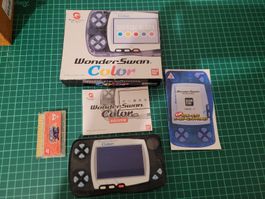 WonderSwan Color Crystal Black - Retro Gaming - Rare!