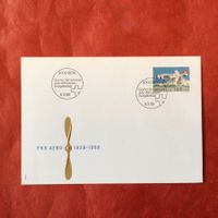 1988 FDC Flugpost 50 Jahre Stiftung Pro-Aero