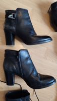 Stiefeletten schwarz mit Absatz NEU Gr. 39 leicht gefüttert