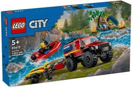 💥LEGO 60412 Feuerwehrgeländewagen m. Rettungsboot NEU