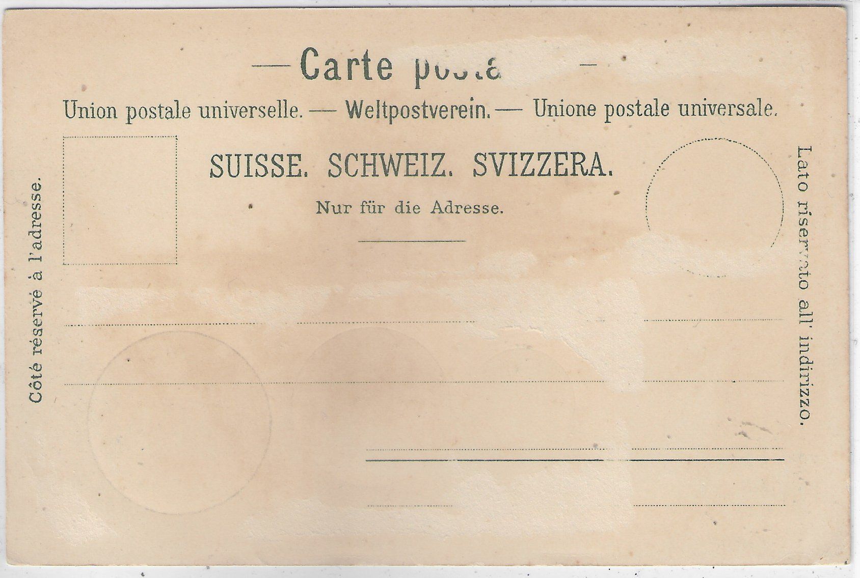 Cartoline postali: Kapuzinerthurm in Zug - Litho – Difettoso da Ettingen venduto da Kartenplanet 1
