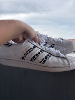 Adidas Superstar Sneaker weiss schwarz gebraucht