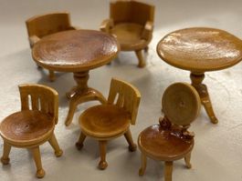 Miniatur-Möbel (Kunststoff) Puppenstube - Tisch Durchm.3,8
