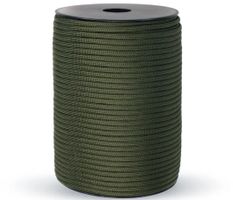 Paracord Schnur, olivgrün, ideal Camping & Outdoor 100m