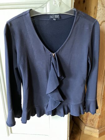Armani Jeans Shirt/Jäggli blau S-M