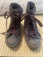 Converse All Star Lederstiefel braun Grösse 28