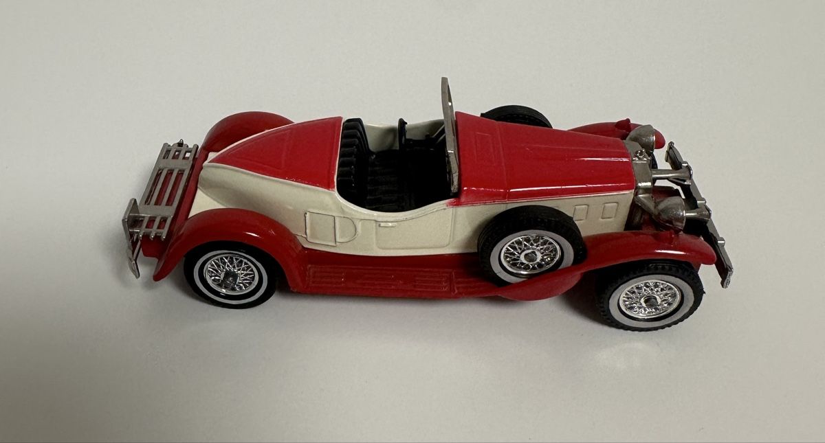 Matchbox Modellini d'auto: Modellauto Matchbox Duesenberg rot weiss  – Usato da Teufen AR venduto da lexa81