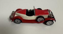 Modellauto Matchbox Duesenberg rot weiss 