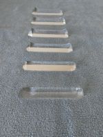 Messerbänke aus Kristall Glas 6 Stück