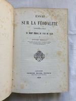 Histoire de la Suisse Romande-essai sur la féodalité Secreta