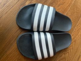 Adidas Badeschuhe Blau Weiss Adiletten Badelatschen