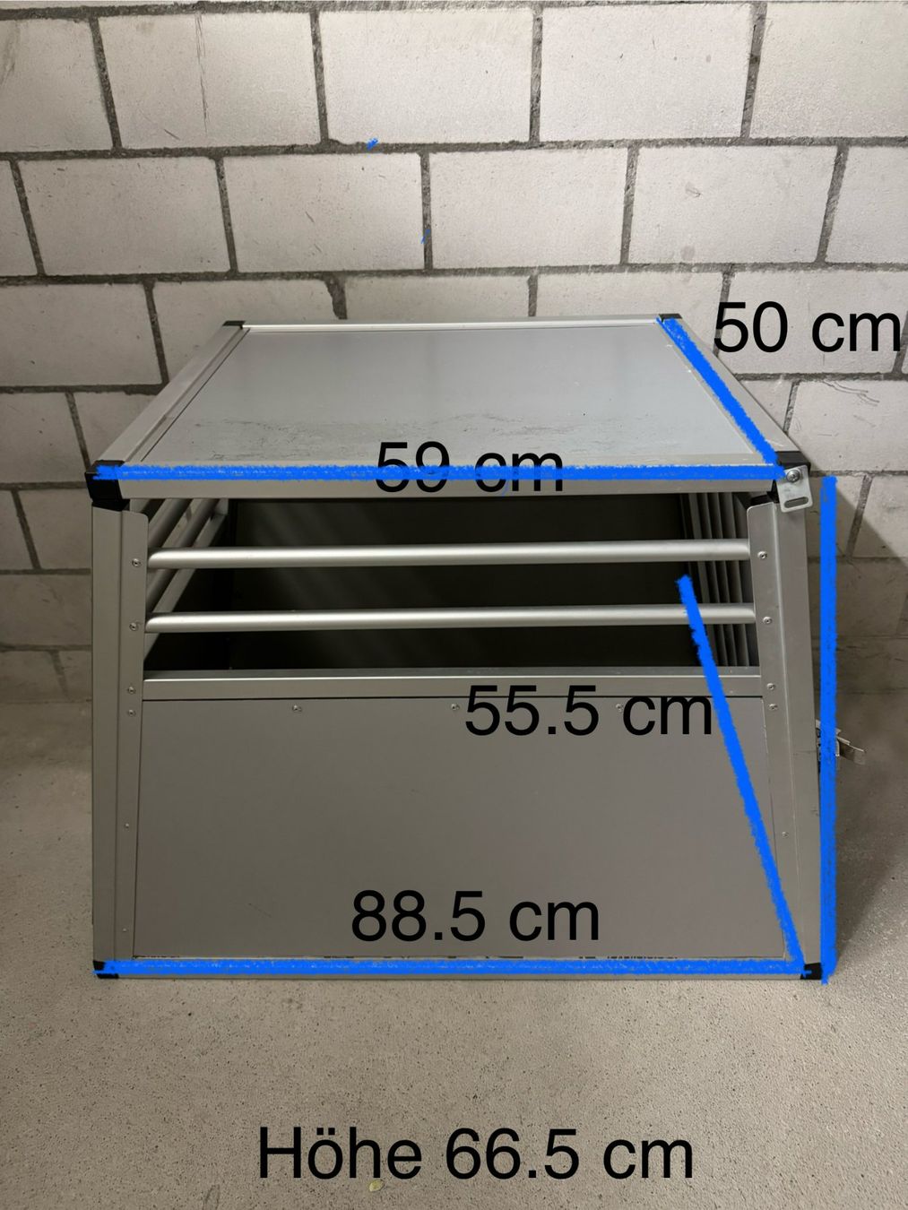 Gabbie, trasporto & Sicurezza: Alu Hundebox Transportbox – Usato da Arbon venduto da PolArbo10 1