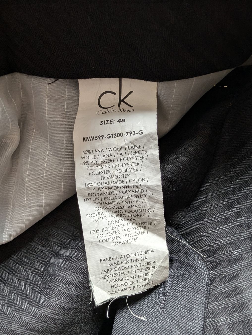 Anzüge: Calvin Klein Black Suit Jacket and Pants Size 48 – Gebraucht aus Zürich von jor_68rp 7