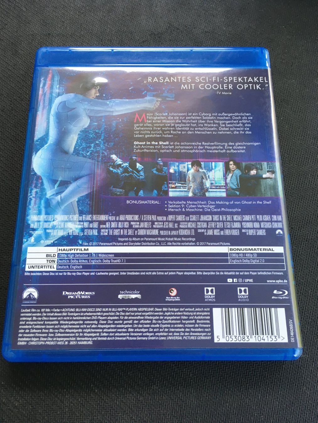 Tutti i DVDs: Ghost in a Shell [Blu-ray] – Usato da St.Gallen venduto da MedienJoe 1