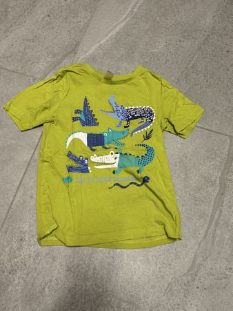 T-shirt vert crocodiles 128