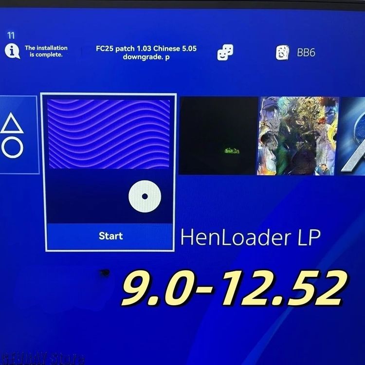 PS4 Jailbreak HEN Loader fur 9.0-12.52 Install blueray Disc (Neu ...