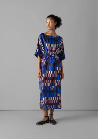 Kleid TOAST Isobel Harvey Grösse M bunt mit Etikett