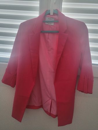 Veste rose Bershka taille S, style printanier