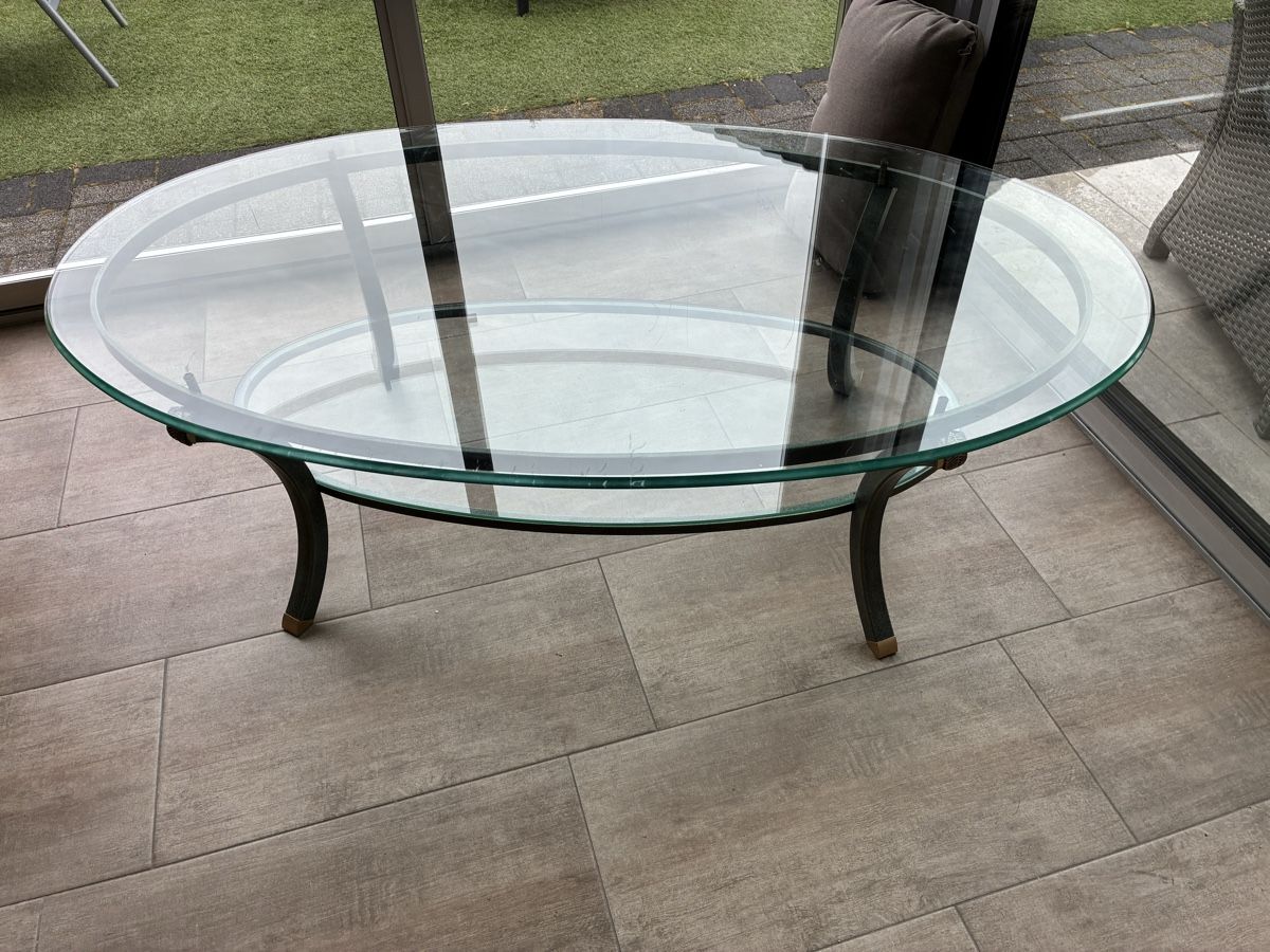Tavoli: Glascouchtisch mit Ablage - Zeitloses Design – Usato da Emmen venduto da paesu6 3