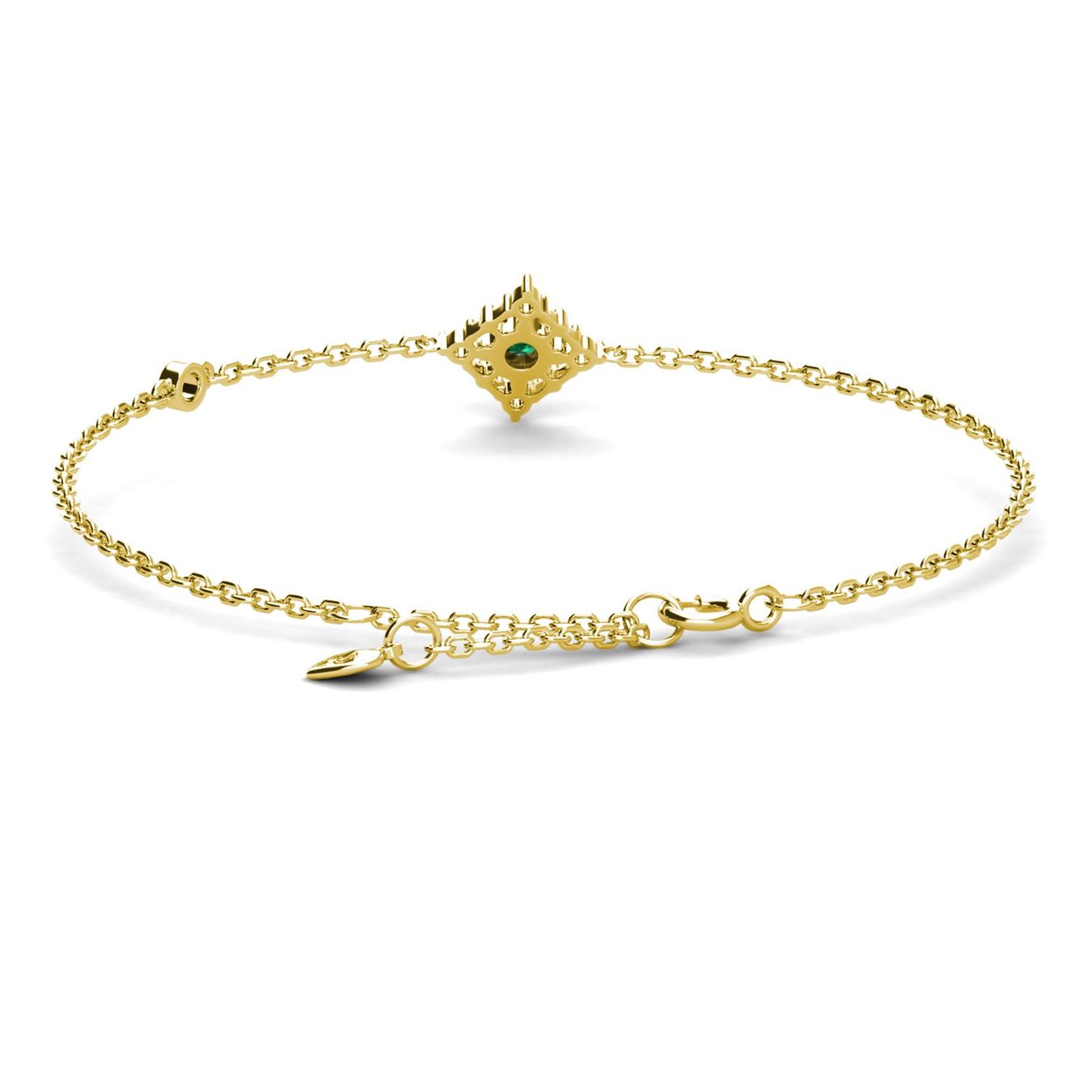Bracciali & Braccialetti: Silberarmband mit Smaragd (lab-grown) – Nuovo (secondo la descrizione) da Frauenfeld venduto da steel_with_stil 3