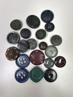 Vintage Knöpfe Set - Verschiedene Farben und Grössen