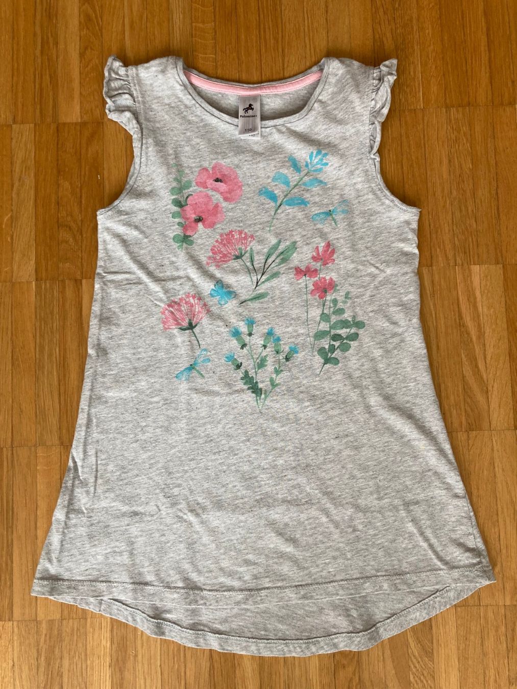 C&A Camicette, T-shirt & Top: Longshirt mit Blumenprint, Gr. 110 – Nuovo (secondo la descrizione) da Basel venduto da Nofretete39 1