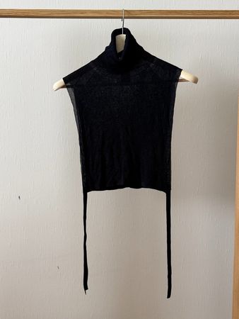 COS Rollkragen-Einsatz Schwarz - One Size