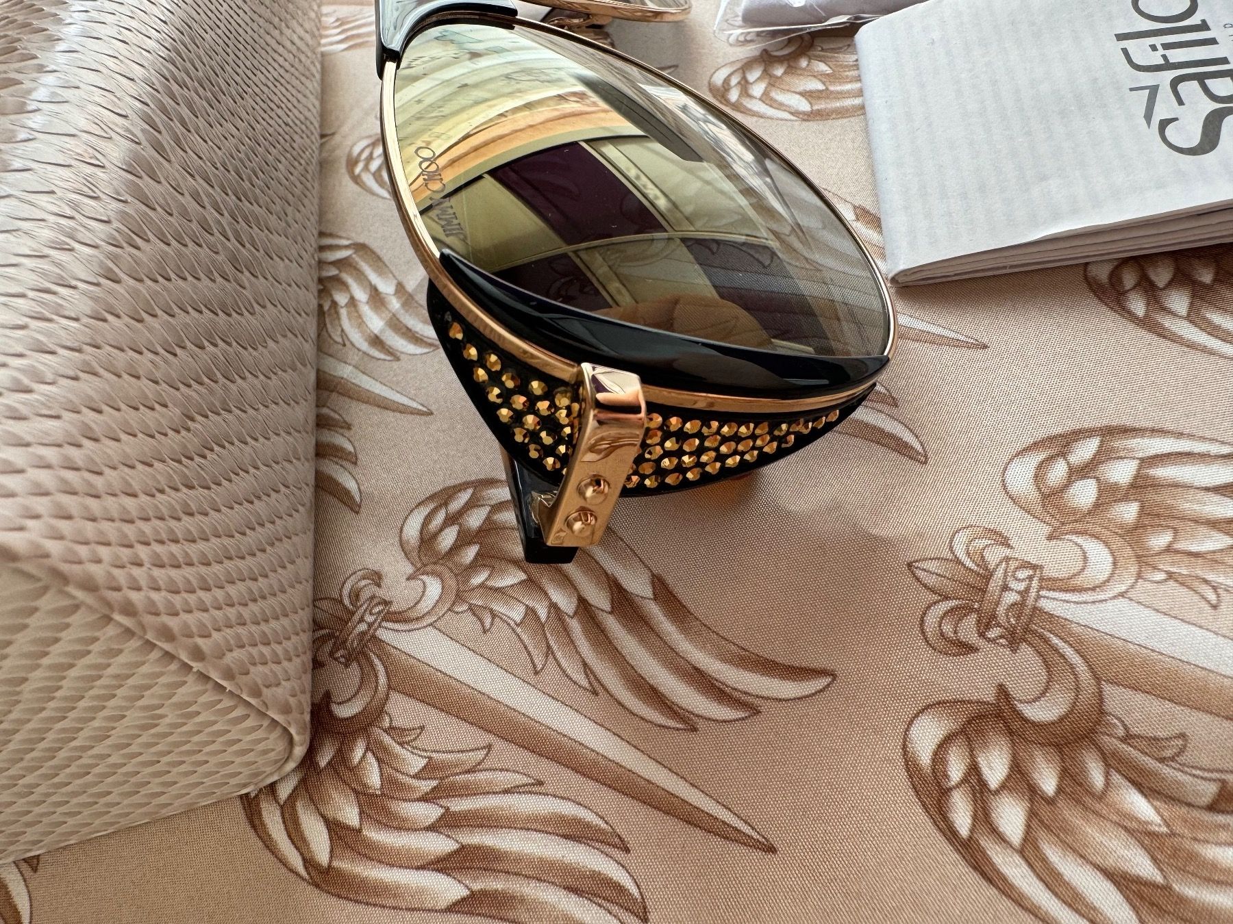 Jimmy Choo Occhiali & Lenti: Jimmy Choo Sonnenbrille NEU – Nuovo e nell'imballaggio originale da Schaan venduto da MivrSh 1