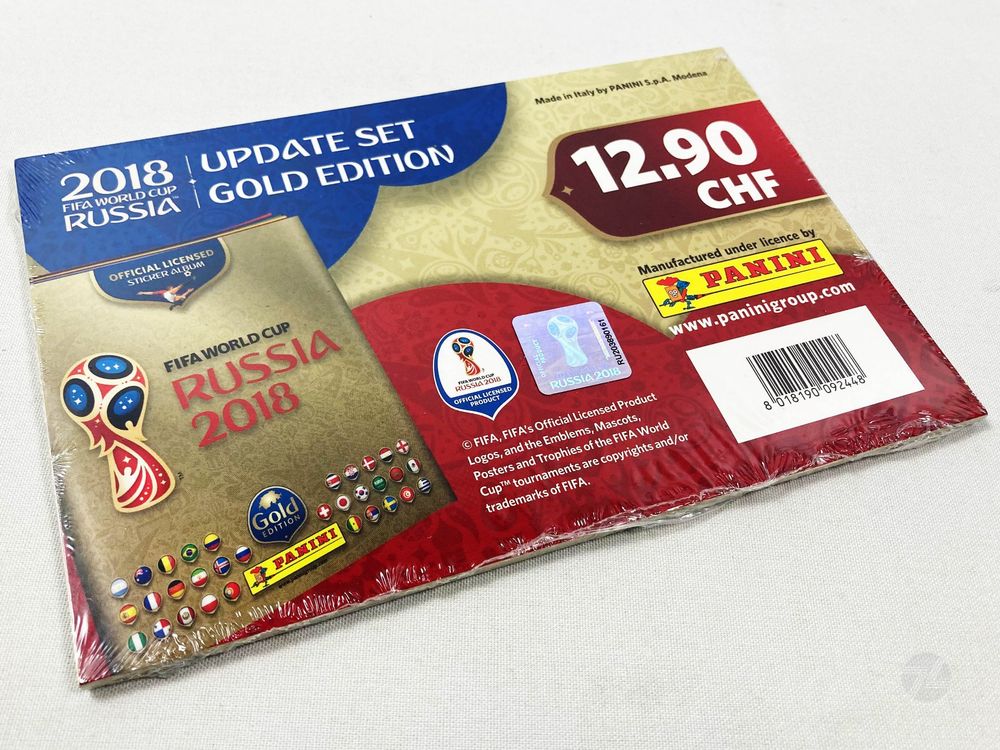 Panini Russia 2018 Gold Edition UPDATE SET Fifa OVP Sealed 1